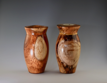  Koa urns with Pheasant wood cross on the lid 