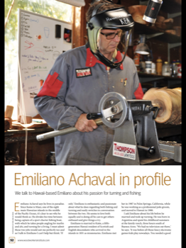  My profile introductory article for Woodturning magazine! 