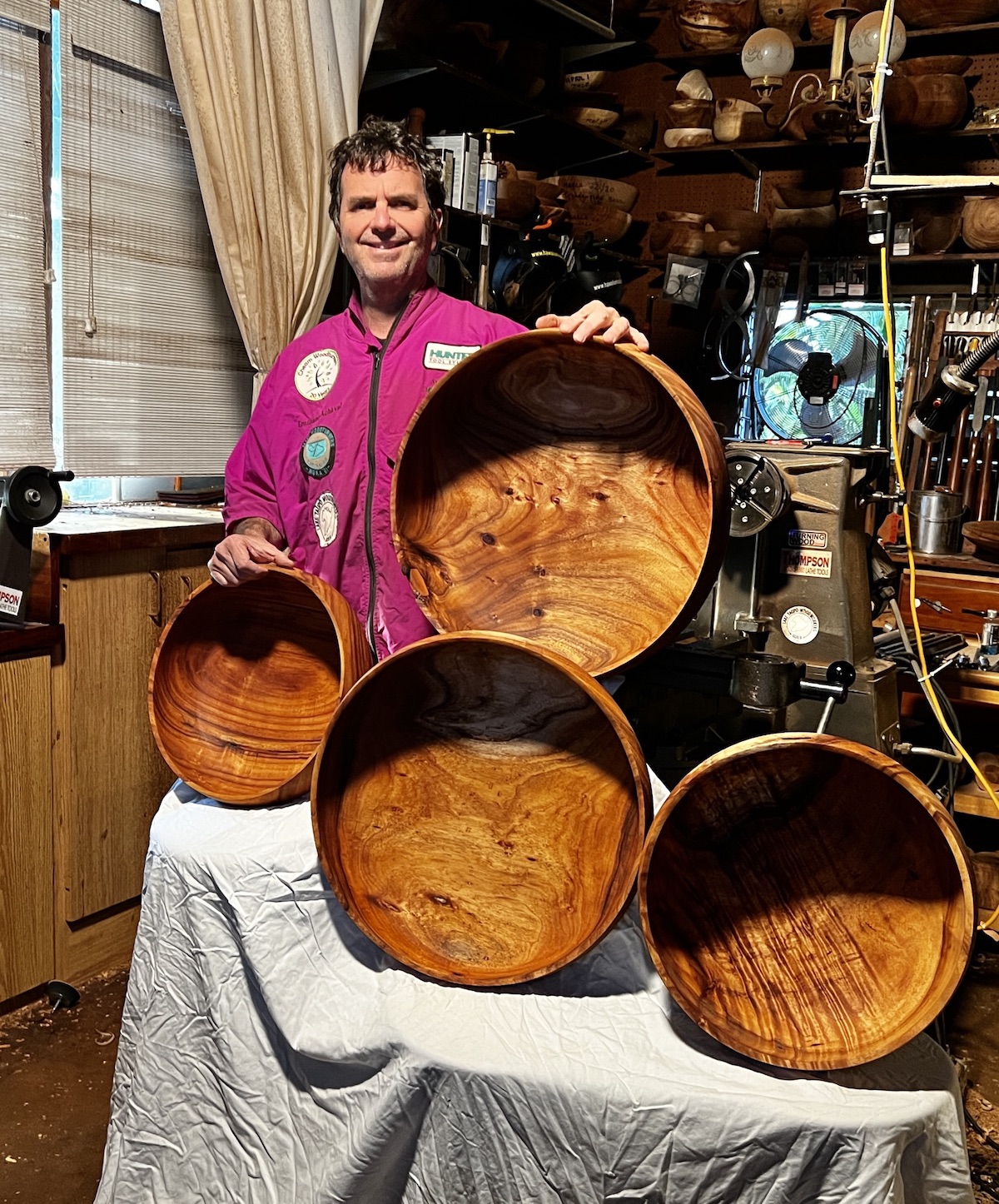  4 Koa Calabashes, custom order. 